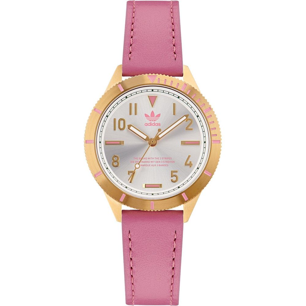 Adidas Multicolor Leather AOFH22509 Ladies Watch