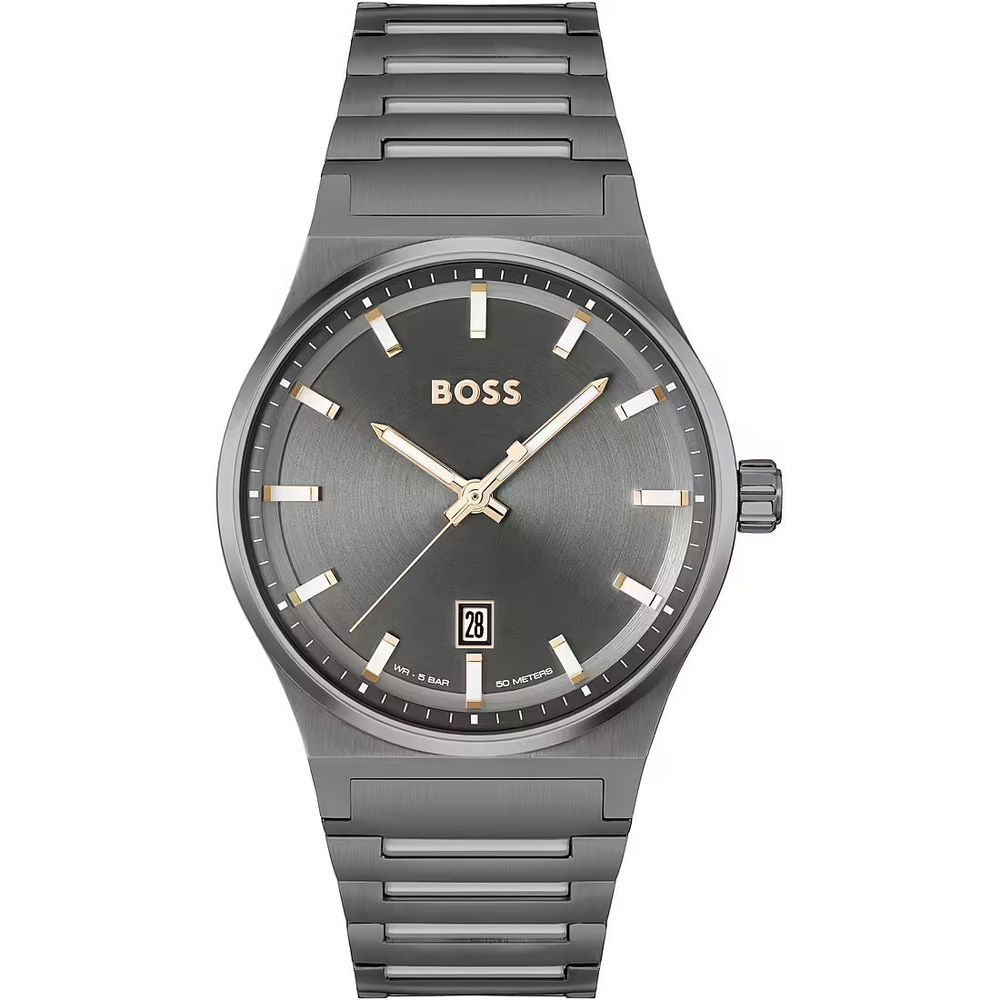 Hugo Boss Gray Stainless Steel 1514078 Men's Watch
