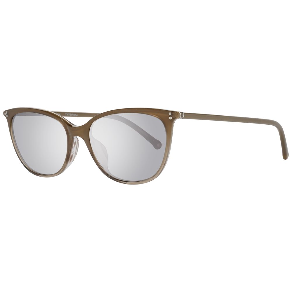 Hally&Son Brown Plastic Sunglasses