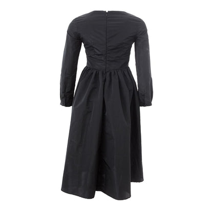 Lardini Classic Elegance V-neck Black Dress