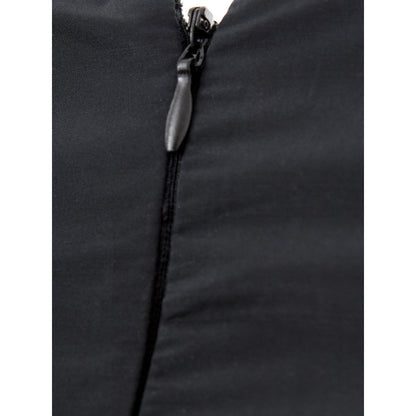 Lardini Classic Elegance V-neck Black Dress