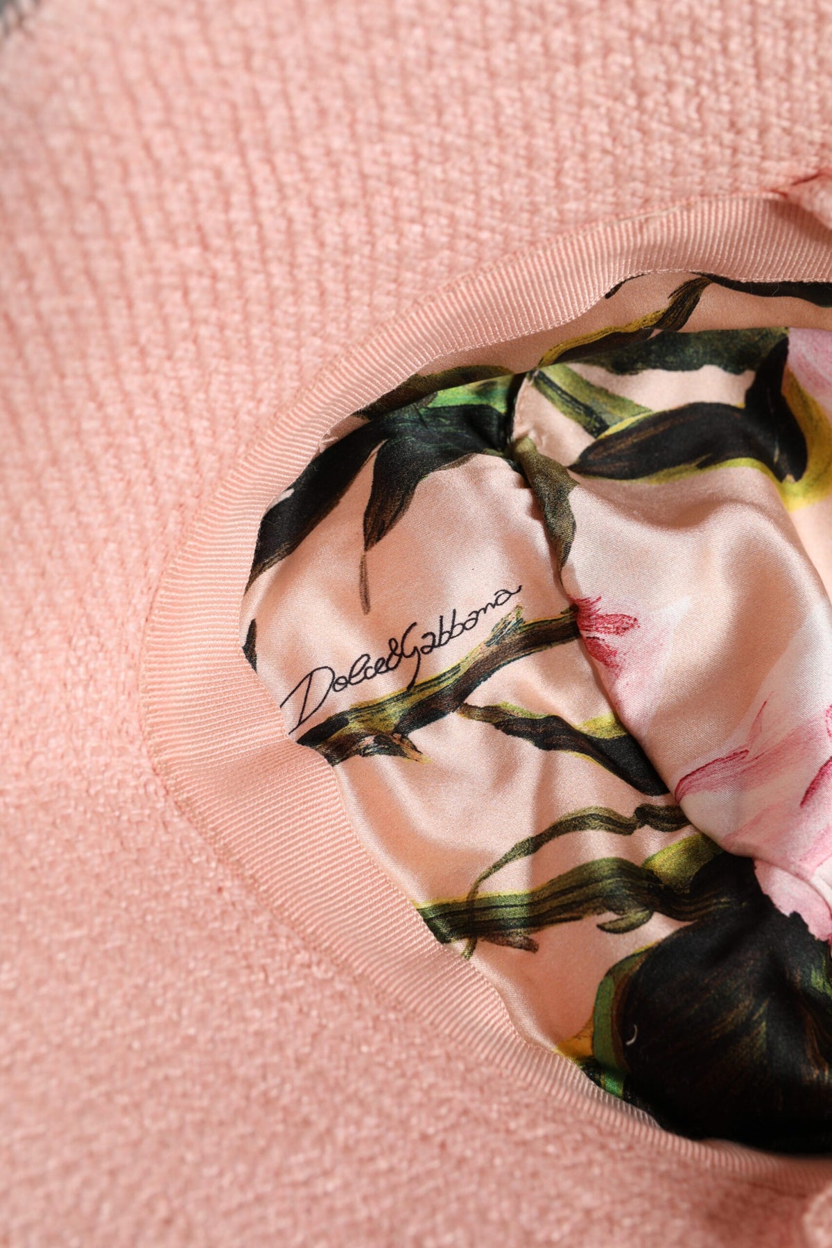 Dolce & Gabbana Cotton Bucket Hat - Pink