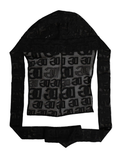 Dolce & Gabbana Cotton Nylon Mesh & Elastane Balaclava - Black
