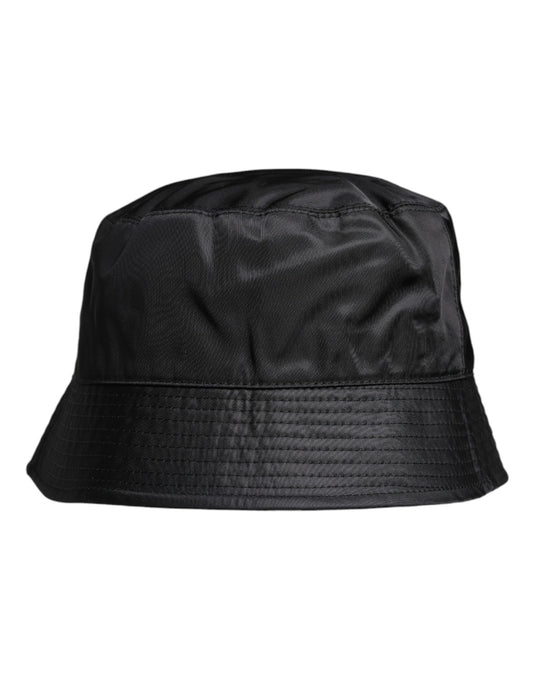 Dolce & Gabbana Stretch Viscose Cotton Bucket Hat - Black