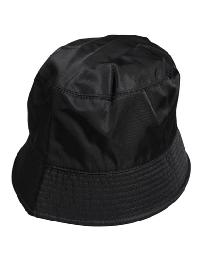 Dolce & Gabbana Stretch Viscose Cotton Bucket Hat - Black