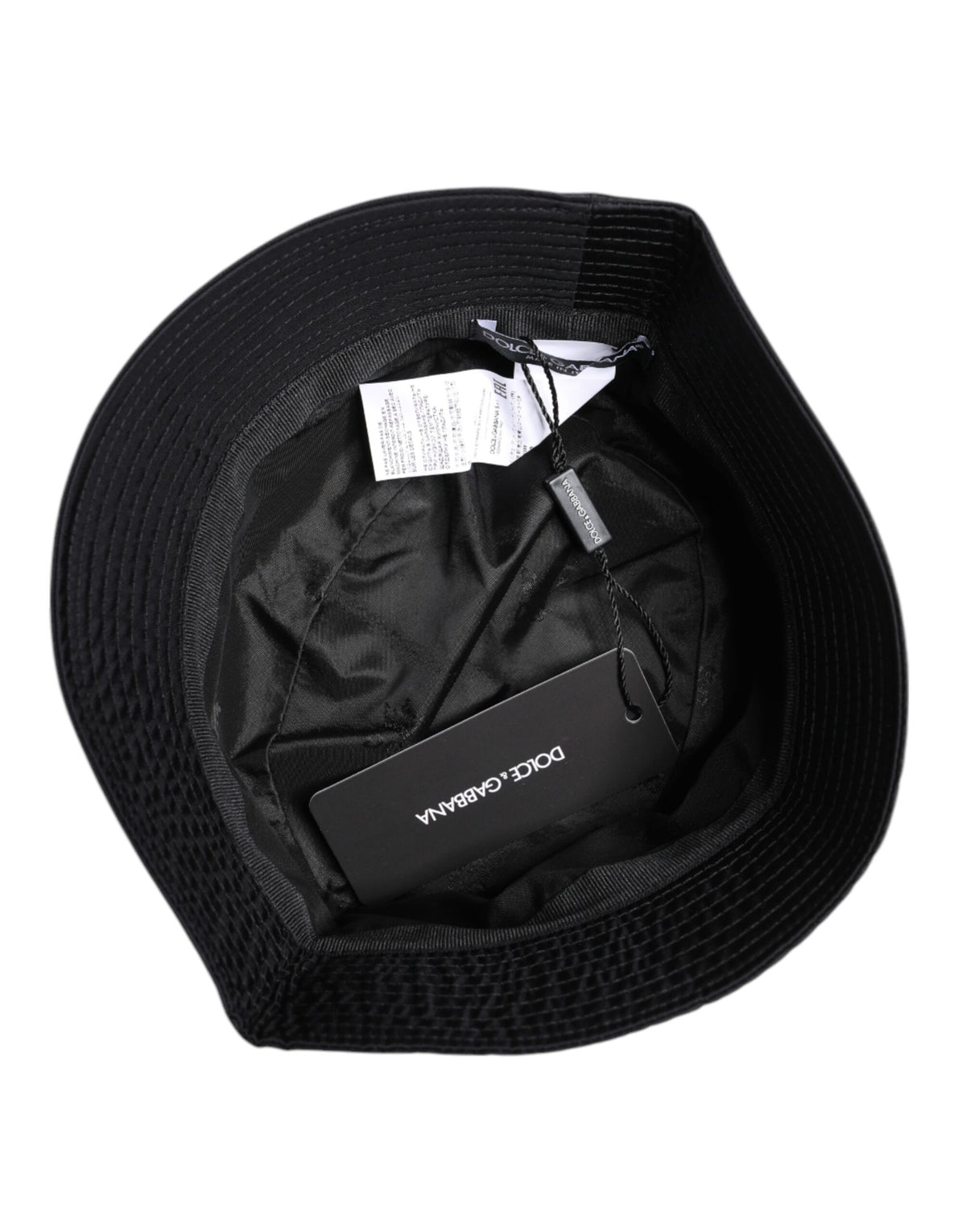 Dolce & Gabbana Stretch Viscose Cotton Bucket Hat - Black