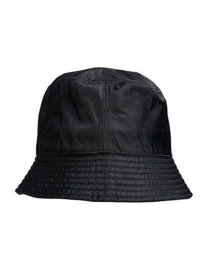 Dolce & Gabbana Stretch Cotton Bucket Hat - Black