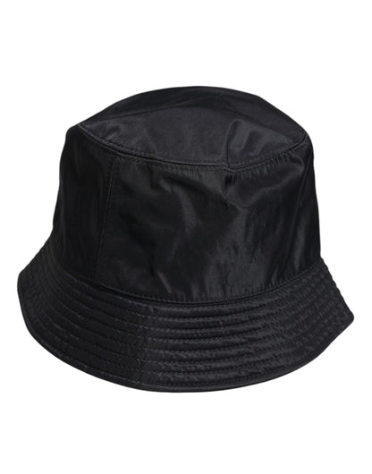 Dolce & Gabbana Stretch Cotton Bucket Hat - Black