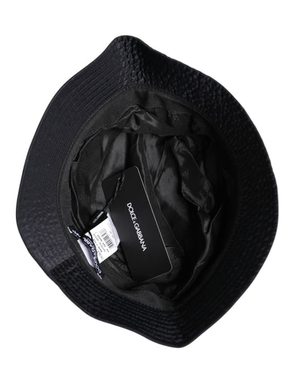 Dolce & Gabbana Stretch Cotton Bucket Hat - Black