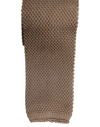 Dolce & Gabbana Silk Necktie - Brown