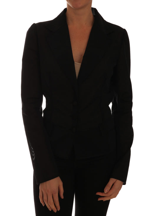 Dolce & Gabbana Women's Semi-Transparent Darkgreen Nylon Blazer