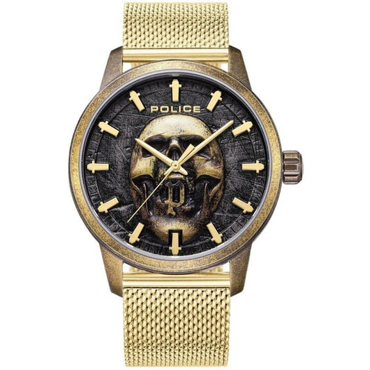 Police Gold Stainless Steel PEWJG0005504 Watch