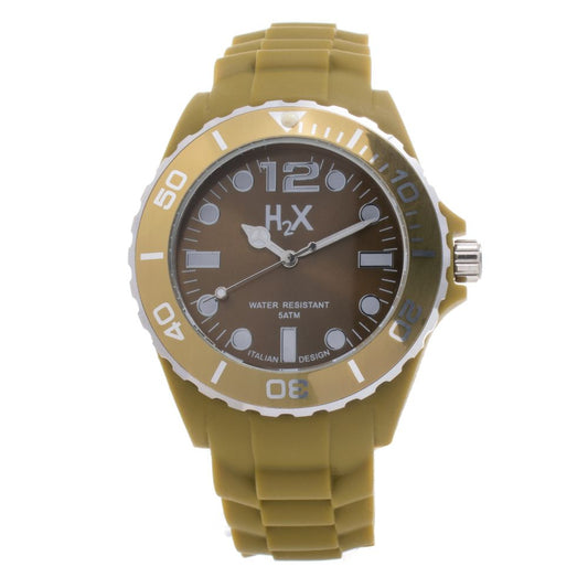 Haurex Brown Rubber SV382UV3 Watch