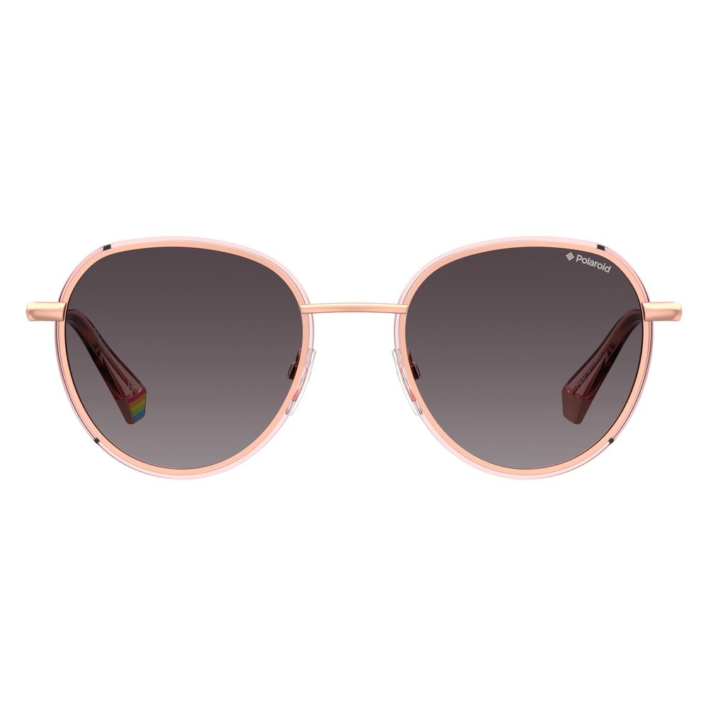 Polaroid PLD6114SEYRJR Rose-Gold Unisex Sunglasses with Polarized Lens