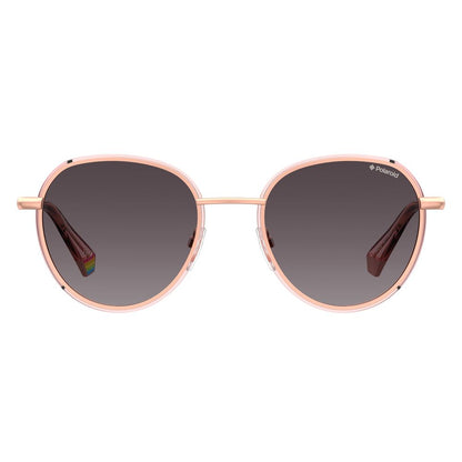 Polaroid PLD6114SEYRJR Rose-Gold Unisex Sunglasses with Polarized Lens