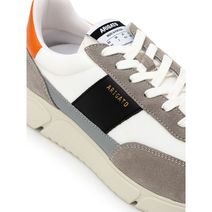 Axel Arigato Bicolor Fabric And Leather Sneaker