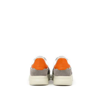 Axel Arigato Bicolor Fabric And Leather Sneaker