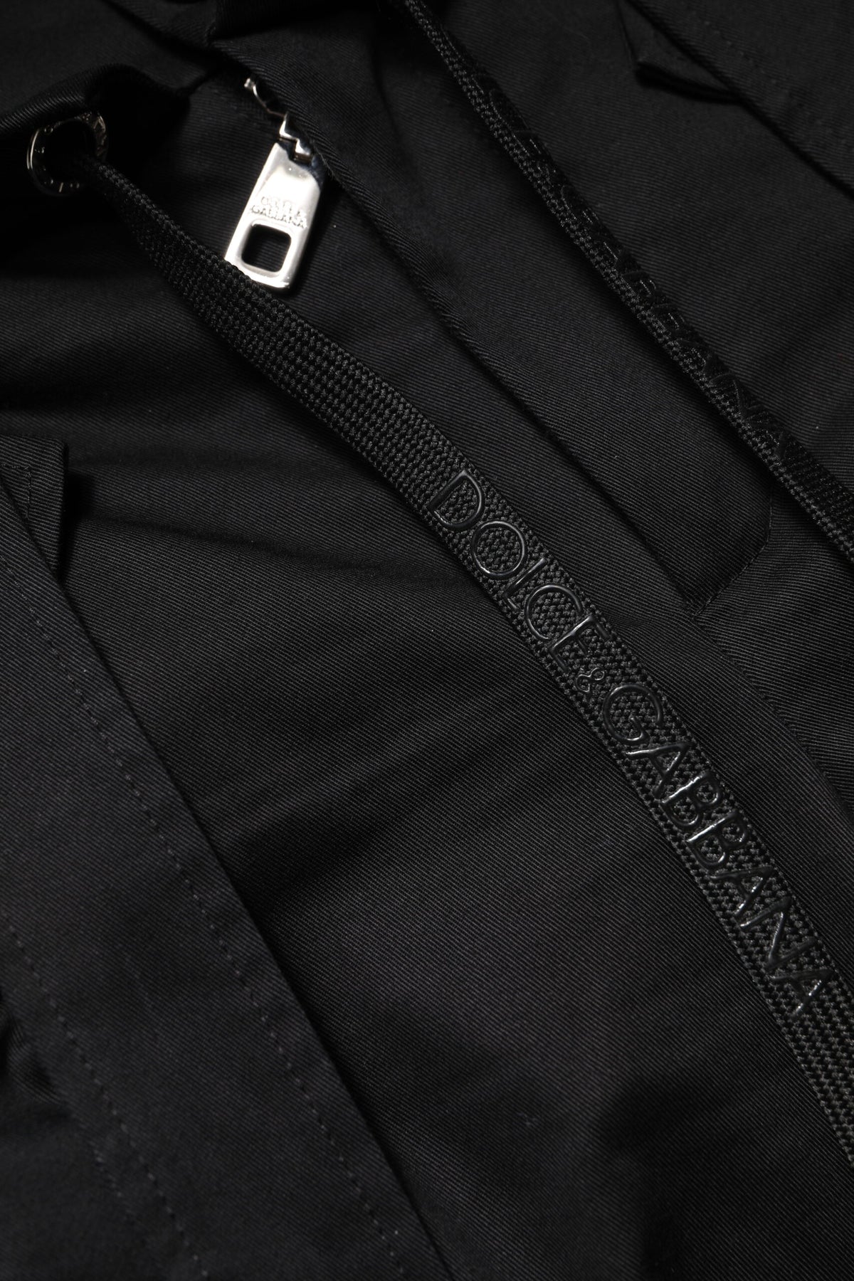 Dolce & Gabbana Women's Regular Fit High Rise Stretch Cotton Cargo Pants - Black