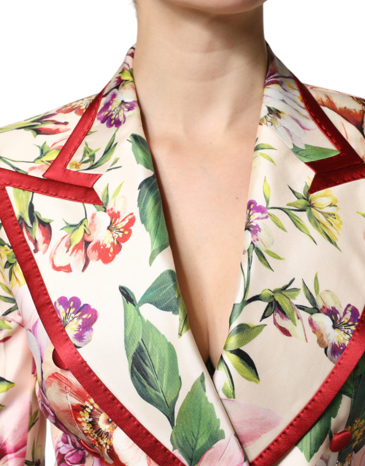 Dolce & Gabbana Women's Silk Suit - Multicolor Floral