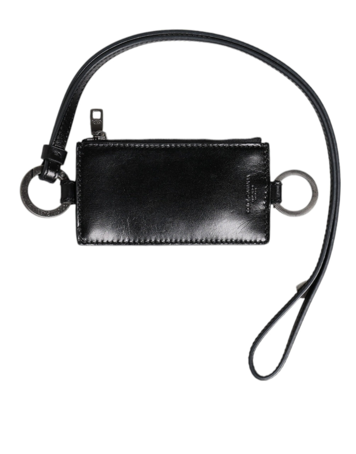 Dolce & Gabbana Horse Leather Cardholder Wallet - Black