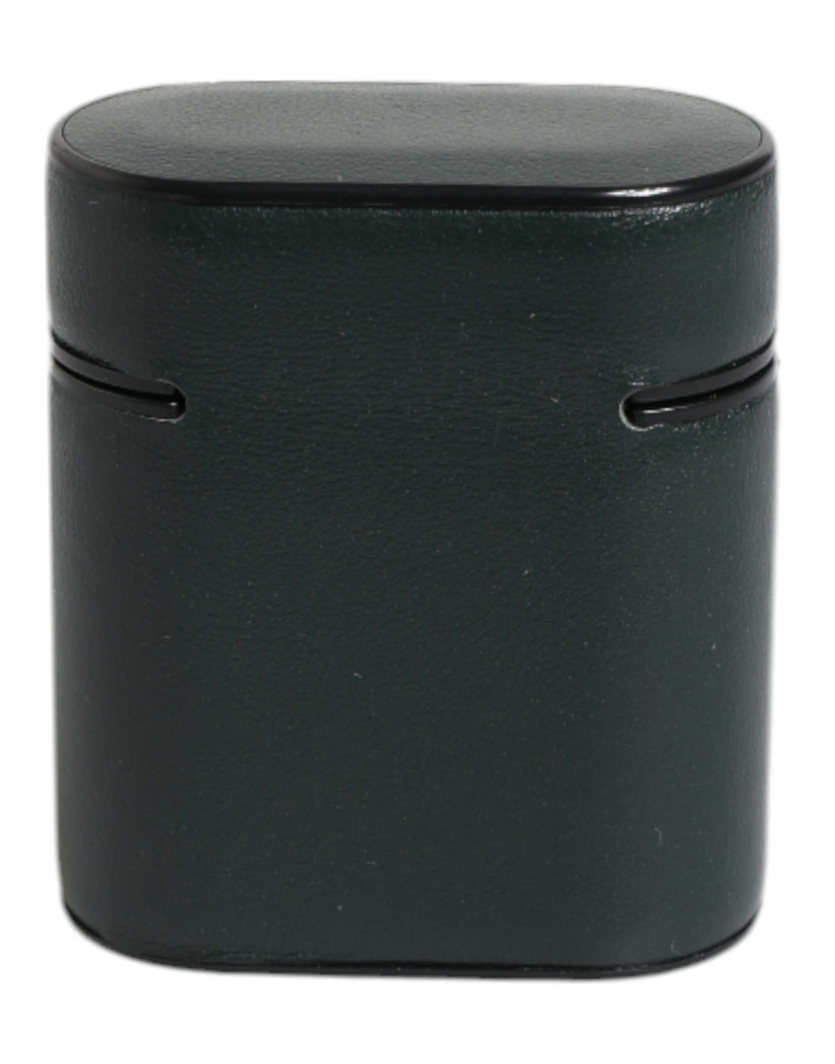 Dolce & Gabbana Calfskin Leather Earbuds Carrying Case - Black Print