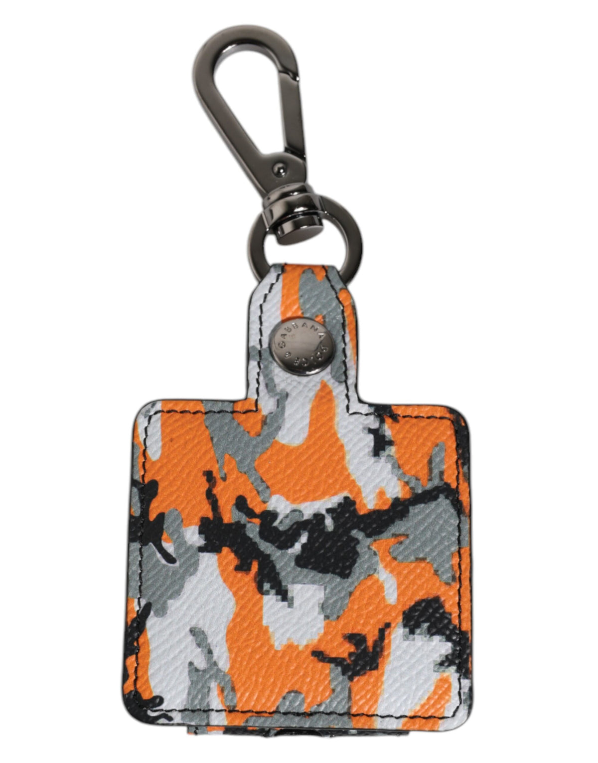 Dolce & Gabbana Calf Leather Earbuds Carrying Case - Multicolor Camouflage