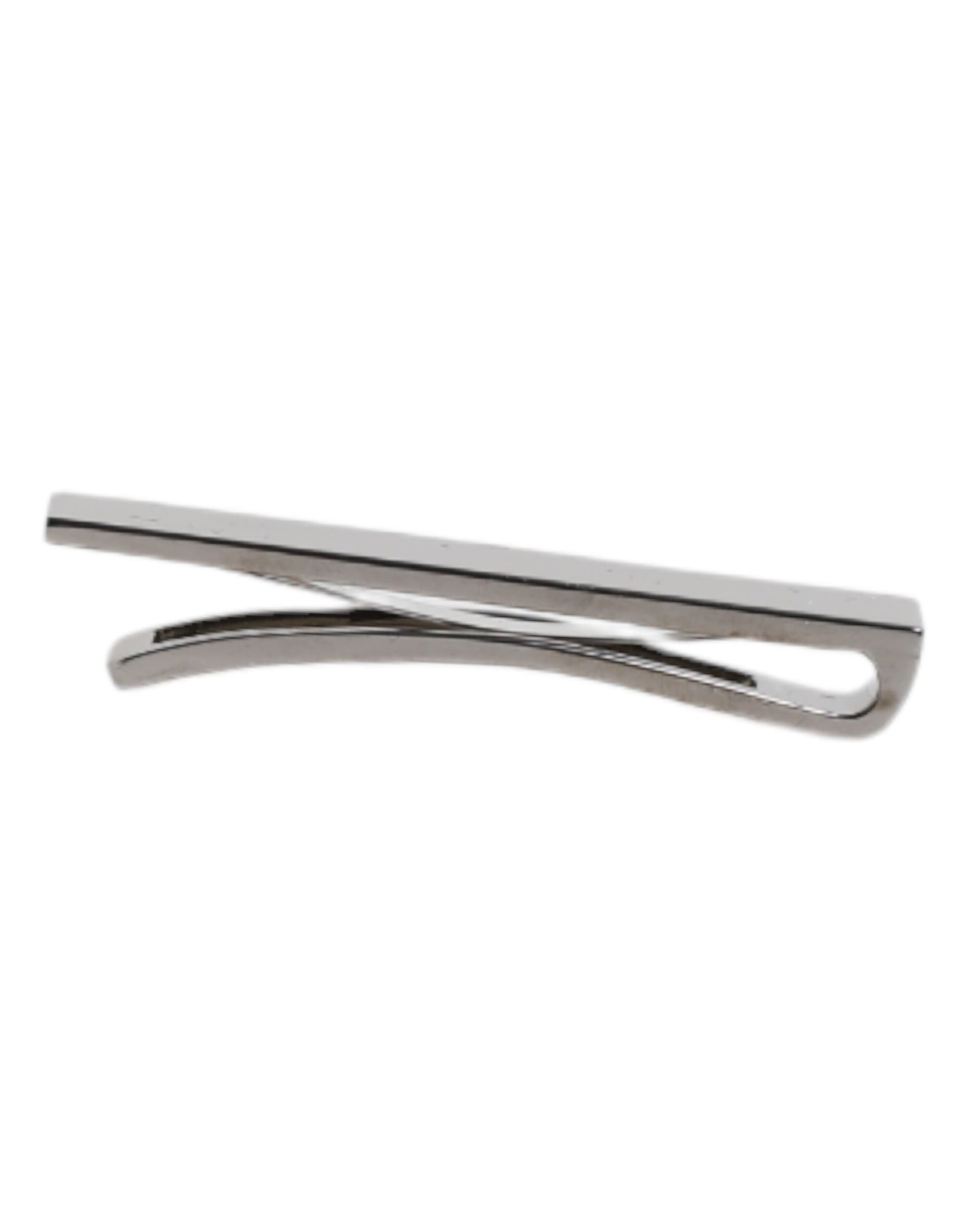 Dolce & Gabbana Black Tone Brass Logo Branded Tie Clip Bar
