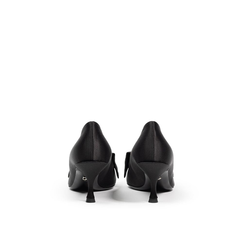 Pumps Heels by Dolce & Gabbana for women in viscose black features an captivating silhouette, showcasing the elegant Women's Viscose Pumps Heels design with a and a sophisticated .