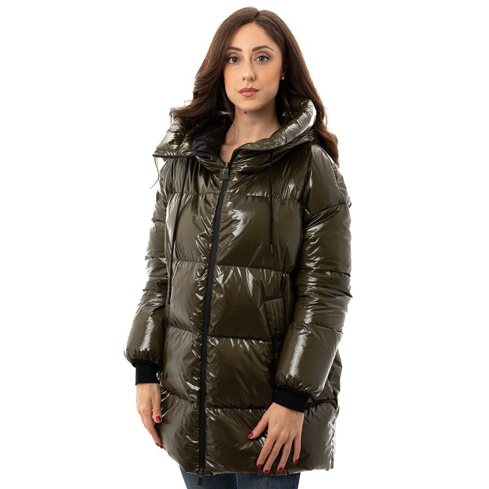 Herno Women's Green Polyamide Jacket