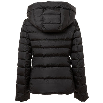 Add Black Polyamide Down Jacket with Detachable Hood
