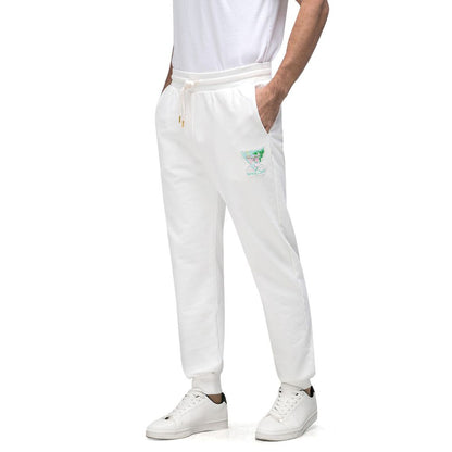 Casablanca Tennis Club White Cotton Jogger Sweatpants