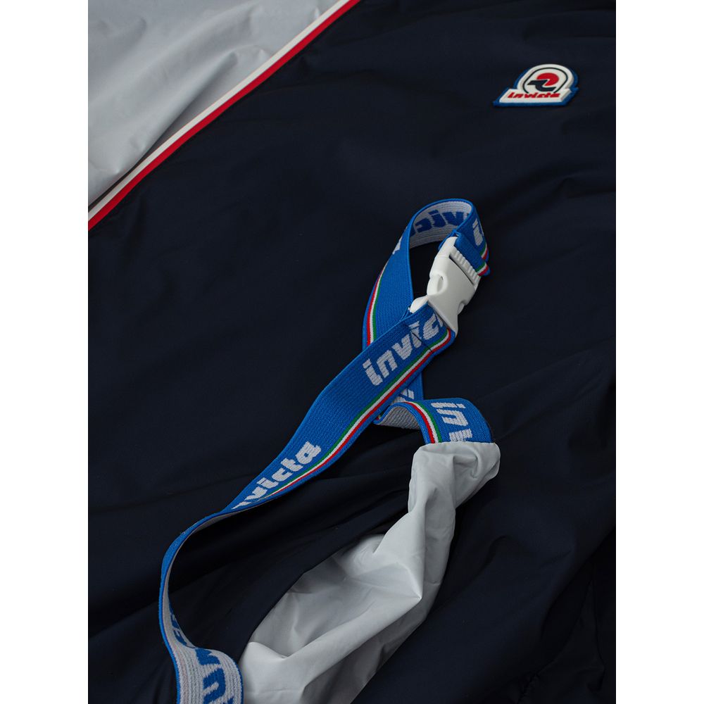 Invicta Men's Blue Polyamide Jacket with Hood