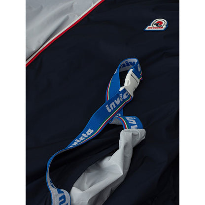 Invicta Men's Blue Polyamide Jacket with Hood