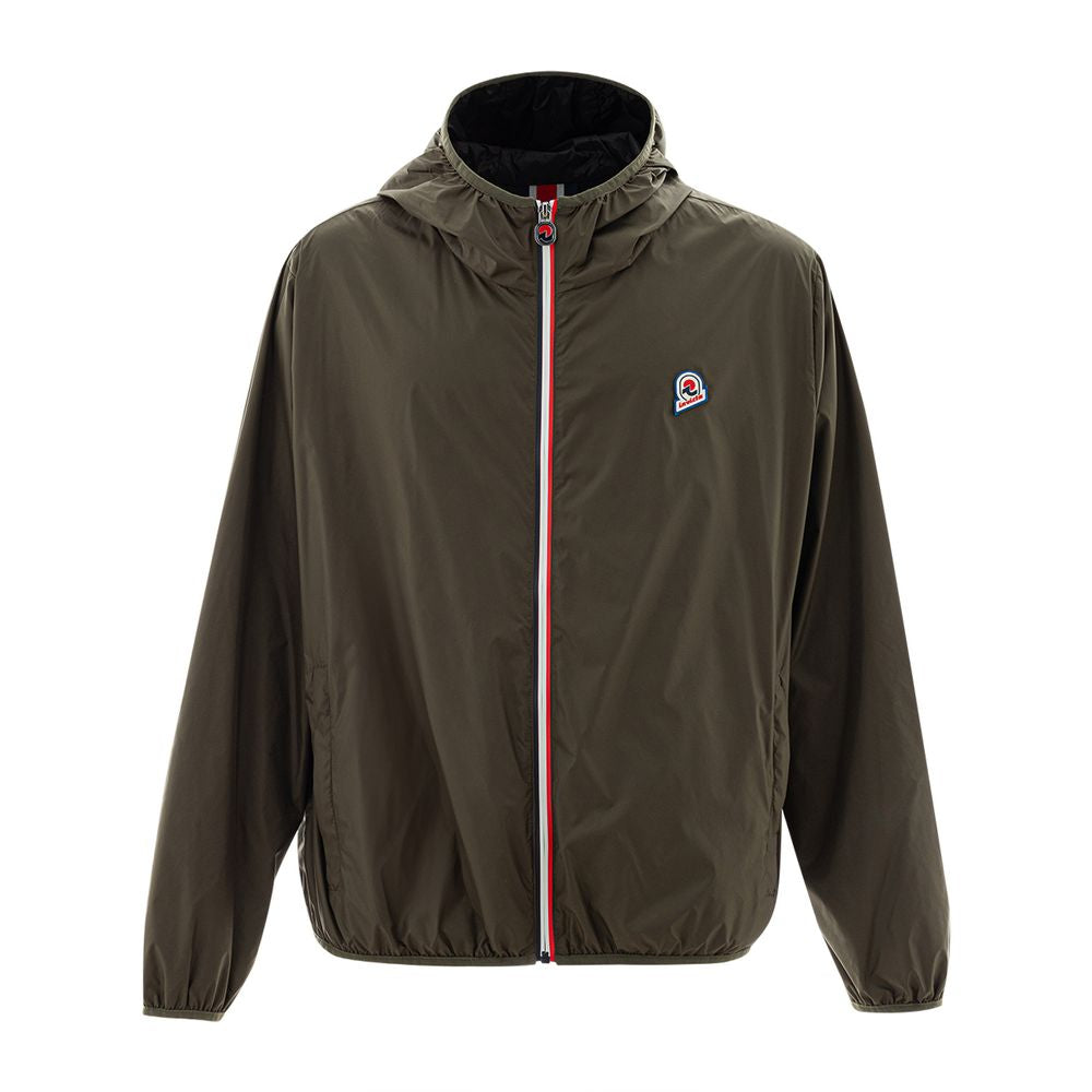Invicta Men's Green Polyamide Jacket with Hood