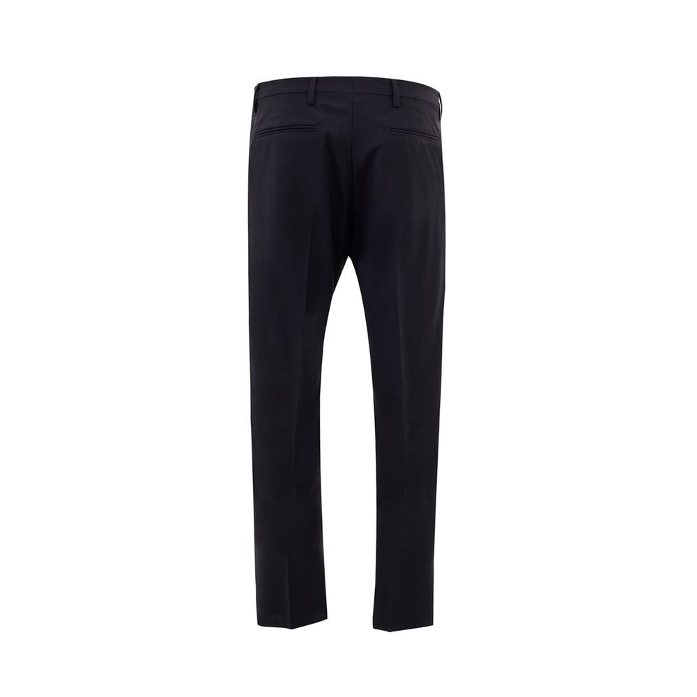 Valentino Black Wool Tailored Trousers