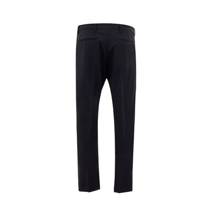 Valentino Black Wool Tailored Trousers