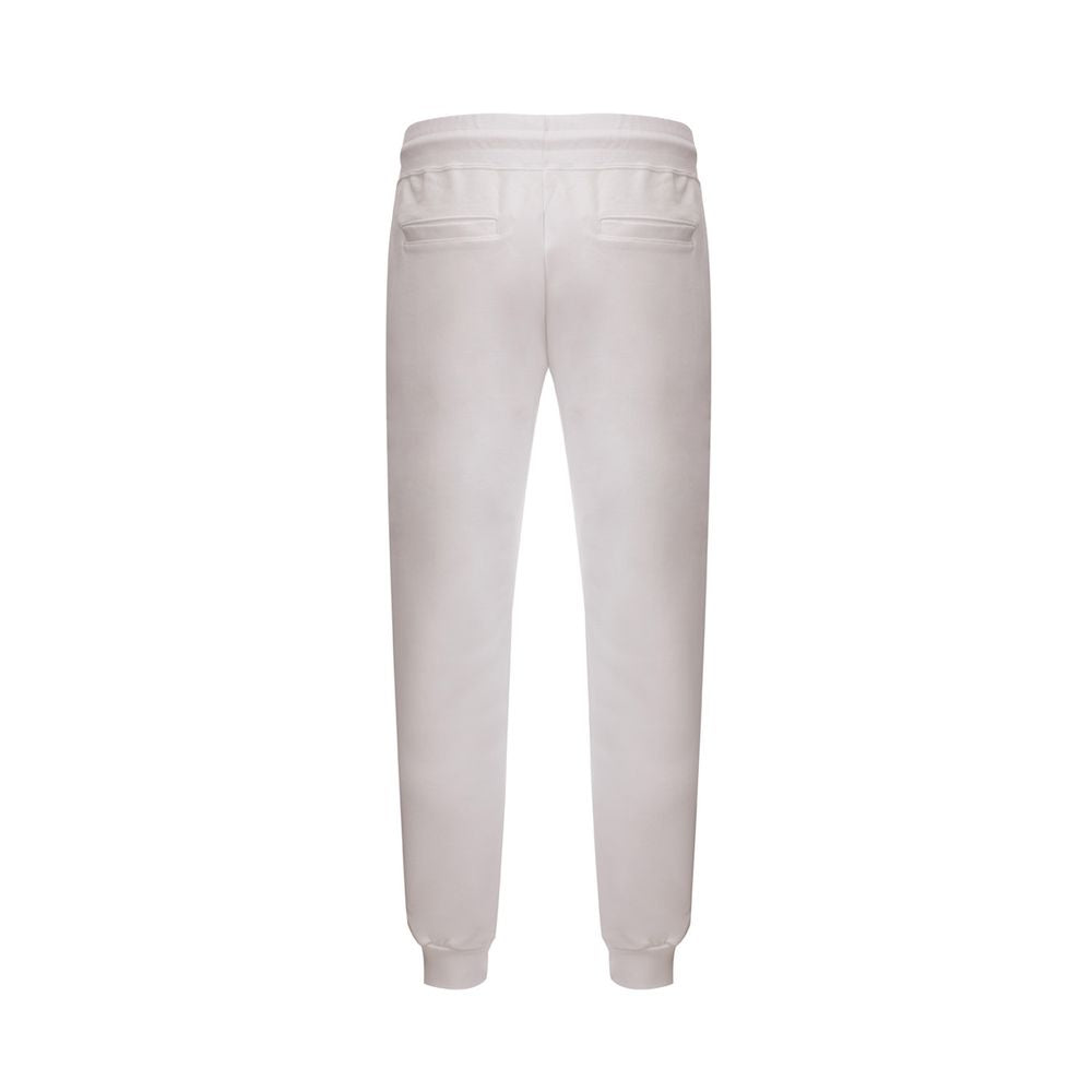Elevated White Cotton Jeans For Men