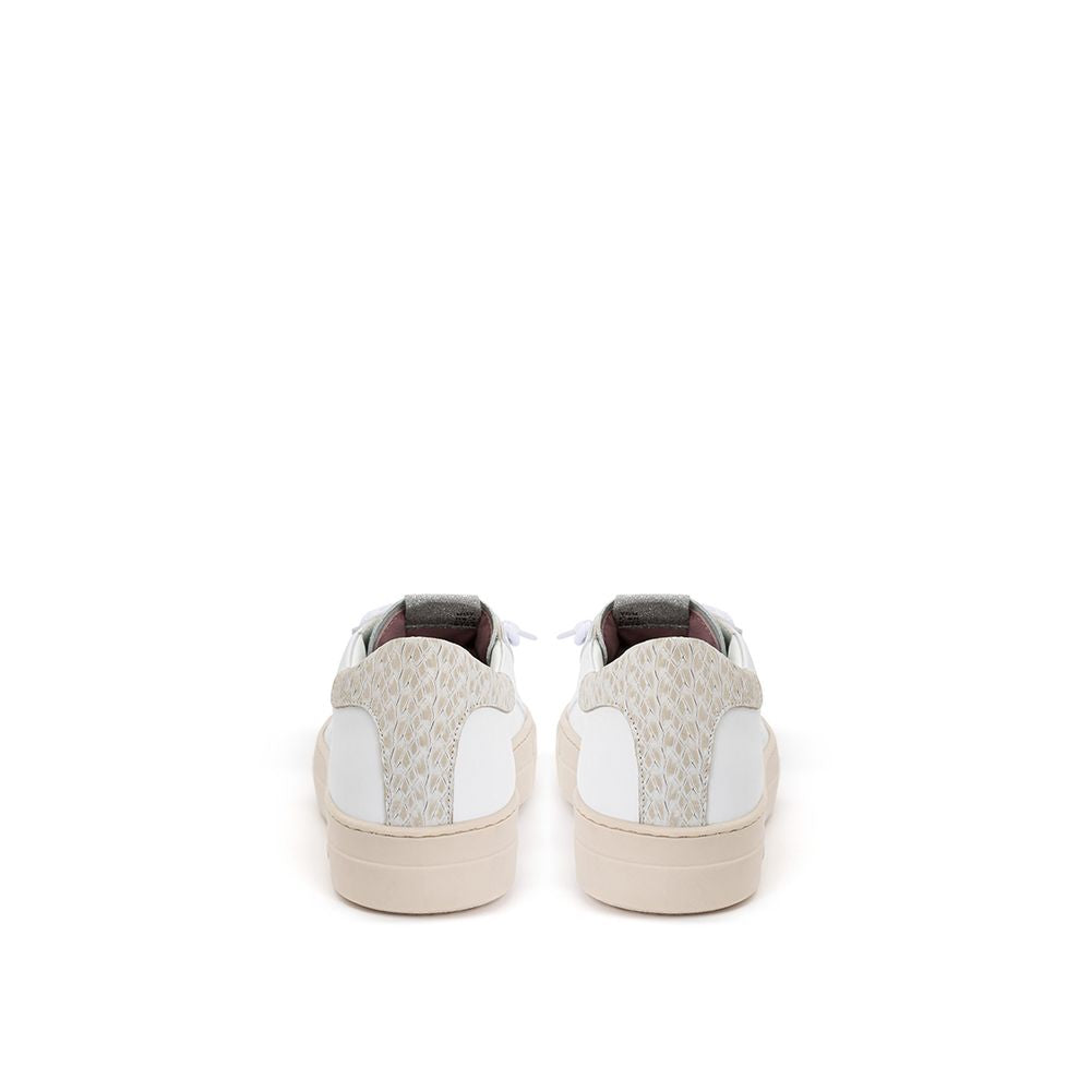 P448 Luxury White Leather Sneakers