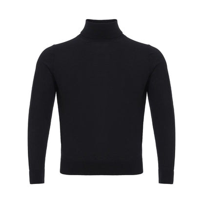 Elegant Black Cashmere Sweater for Men