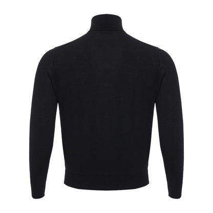 Elegant Black Cashmere Sweater for Men