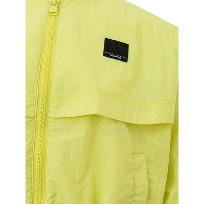 Armani Exchange Ladies Chic Yellow Polyamide Jacket