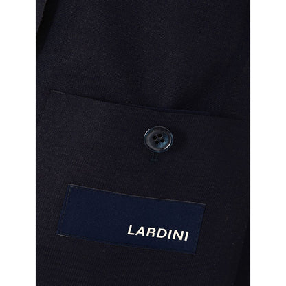 Lardini Men's Elegant Blue Cotton Blazer Jacket