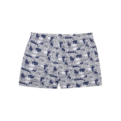 Elegant White Swim Shorts for the Modern Man