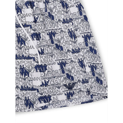 Elegant White Swim Shorts for the Modern Man