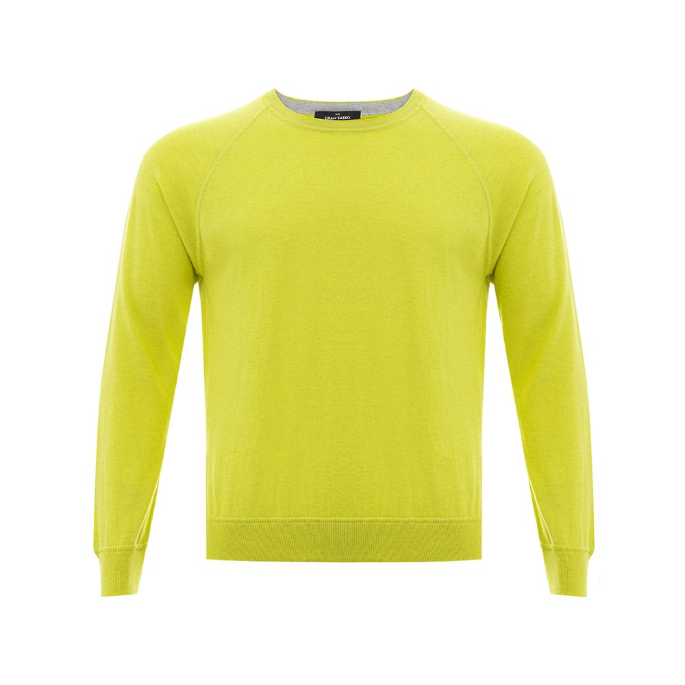 Radiant Yellow Italian Cotton Sweater