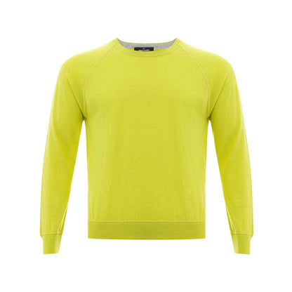 Radiant Yellow Italian Cotton Sweater