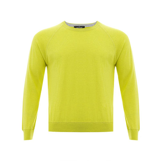 Radiant Yellow Italian Cotton Sweater