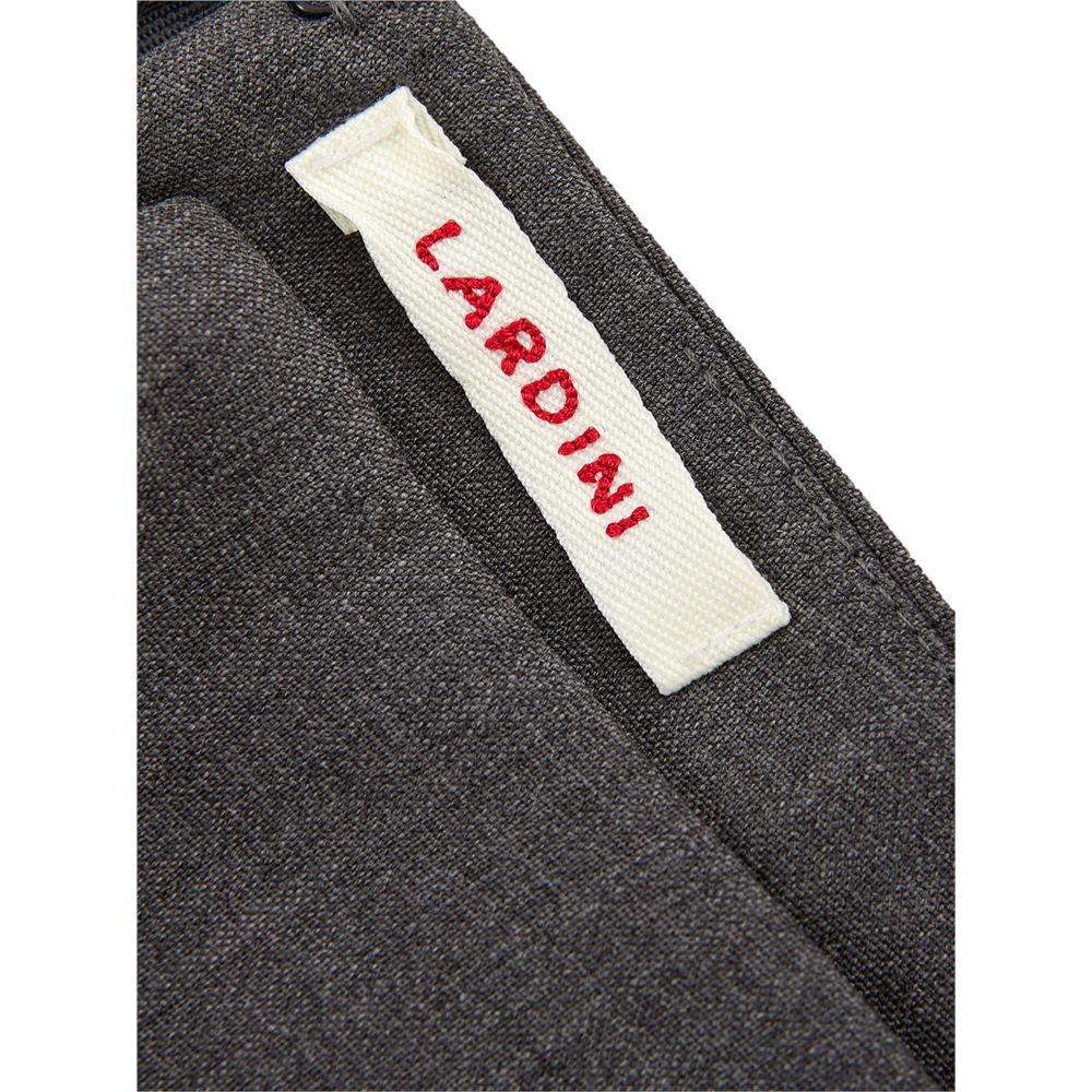 Elegant Gray Wool Skirt