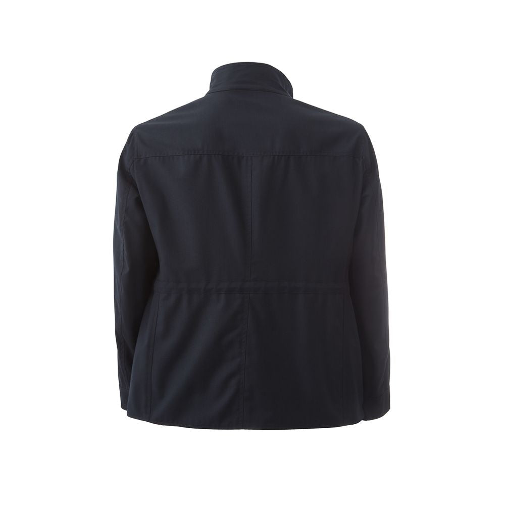 Lardini Men's Elegant Blue Italian Wool Jacket