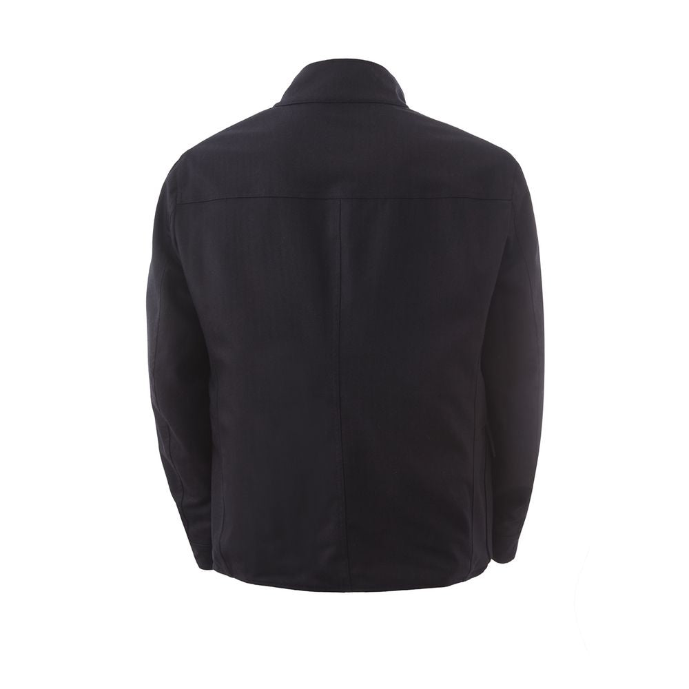 Lardini Men's Elegant Blue Italian Wool Jacket